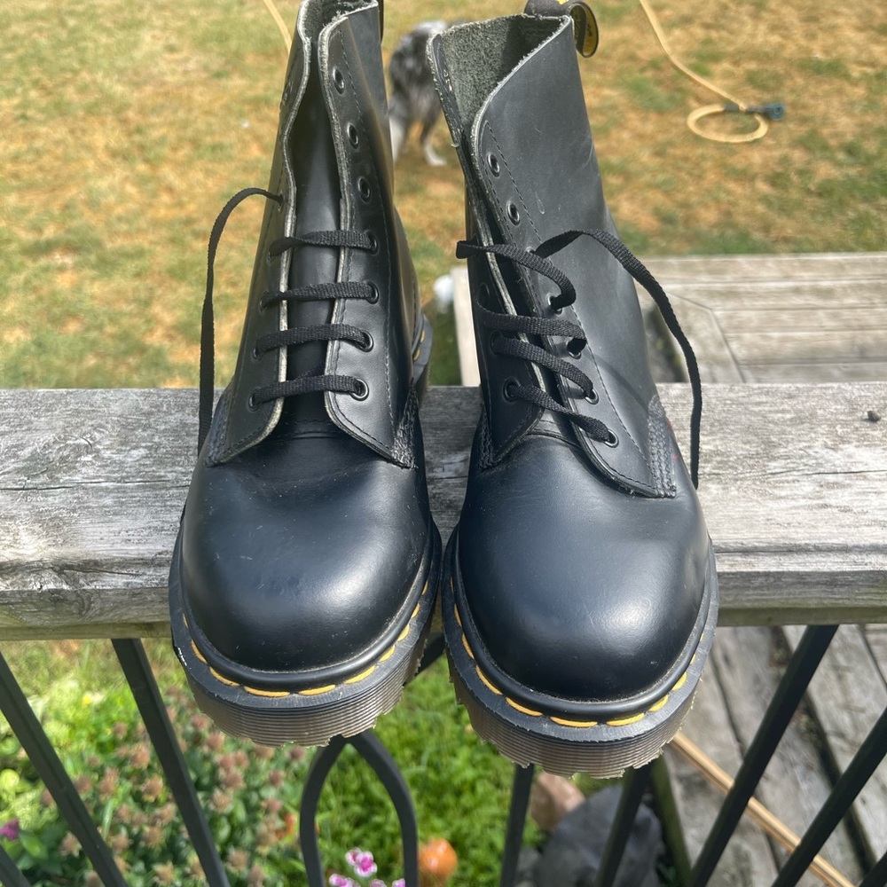 Dr. Martens Black Heeled Boots